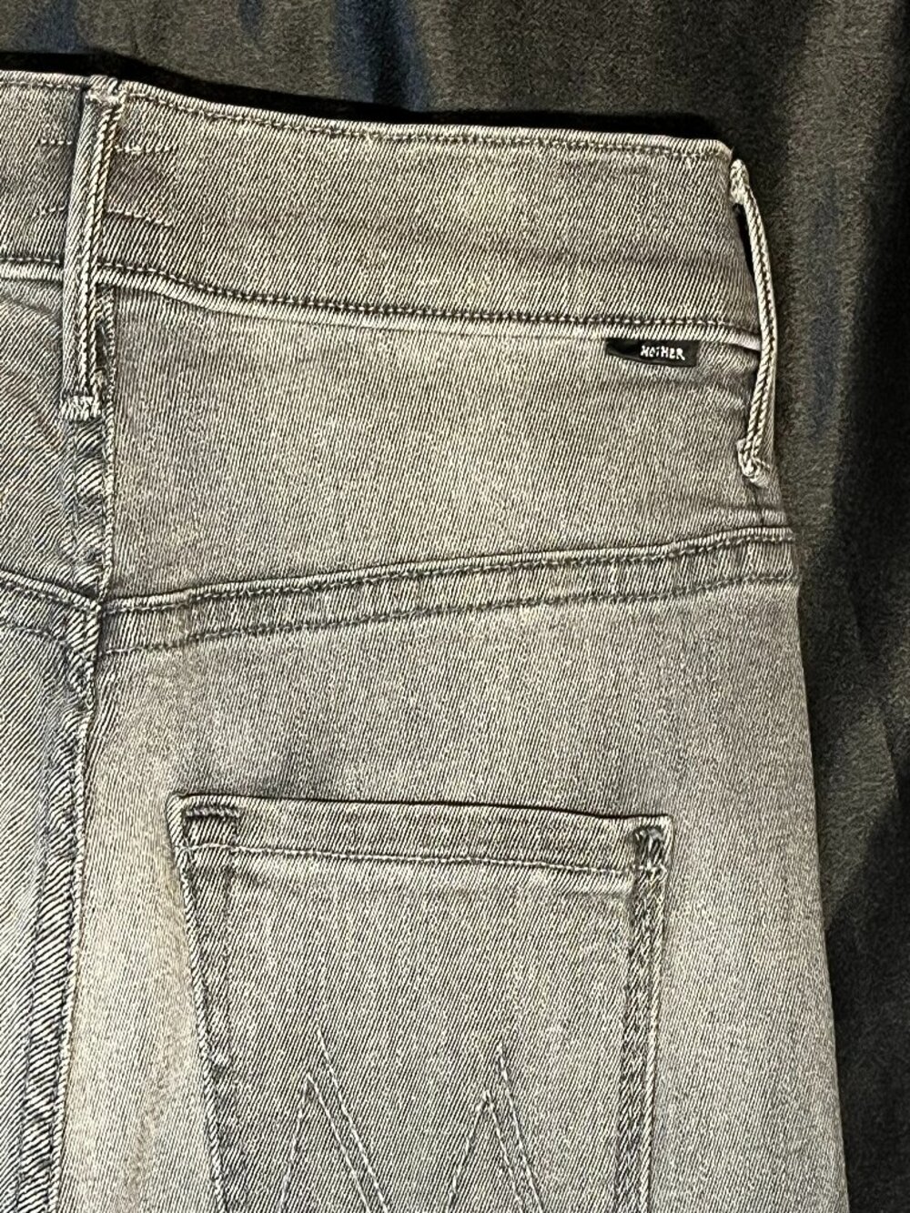 MOTHER The Swooner jean Supermoon Stripe 26 skinny leg high rise - Picture 3 of 13